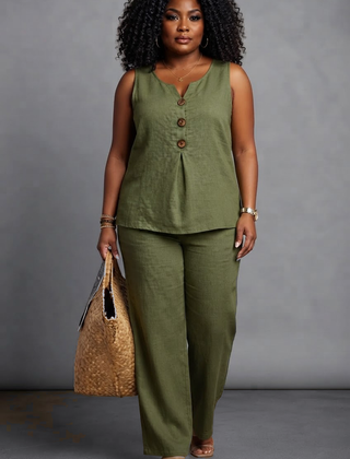 Iria in Olive Green