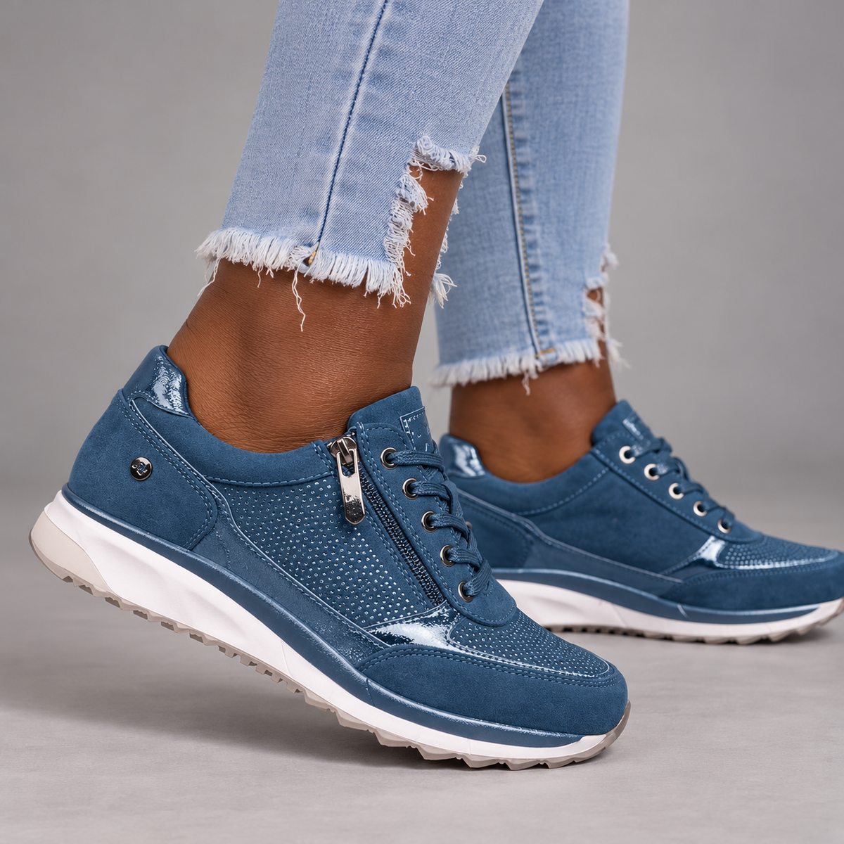 Martina | Comfortable Zip-Up Sneakers