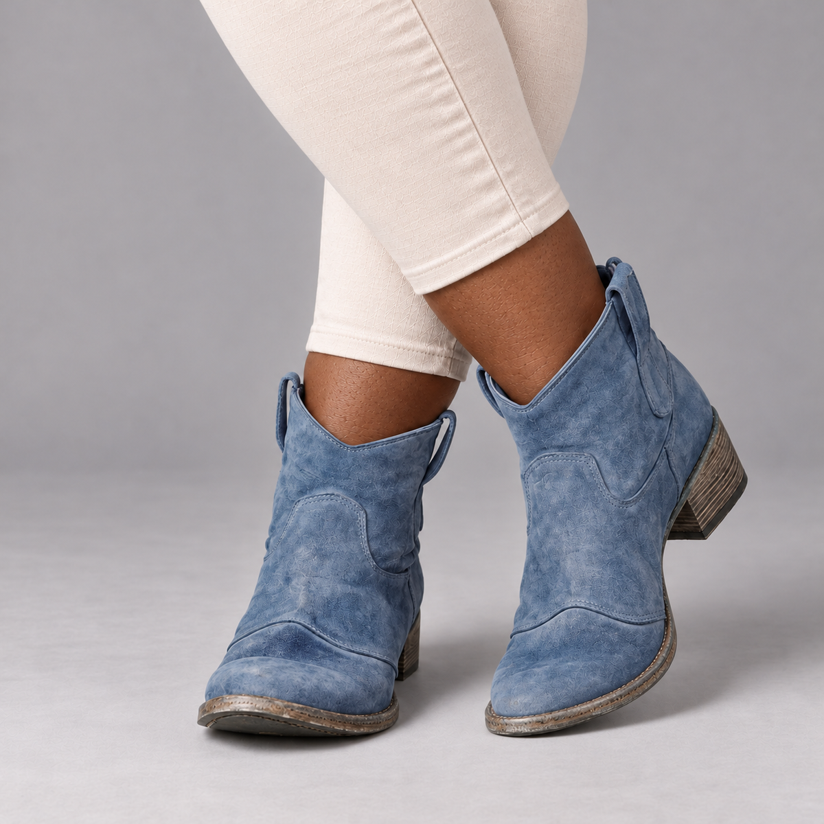 Lucille Women's Soft Suede Western Boots