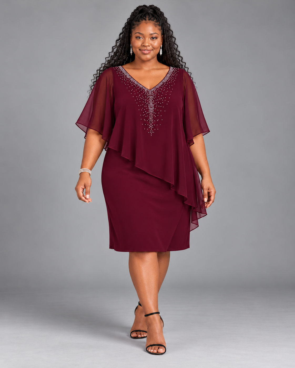 Joise | Elegant Draped Dress
