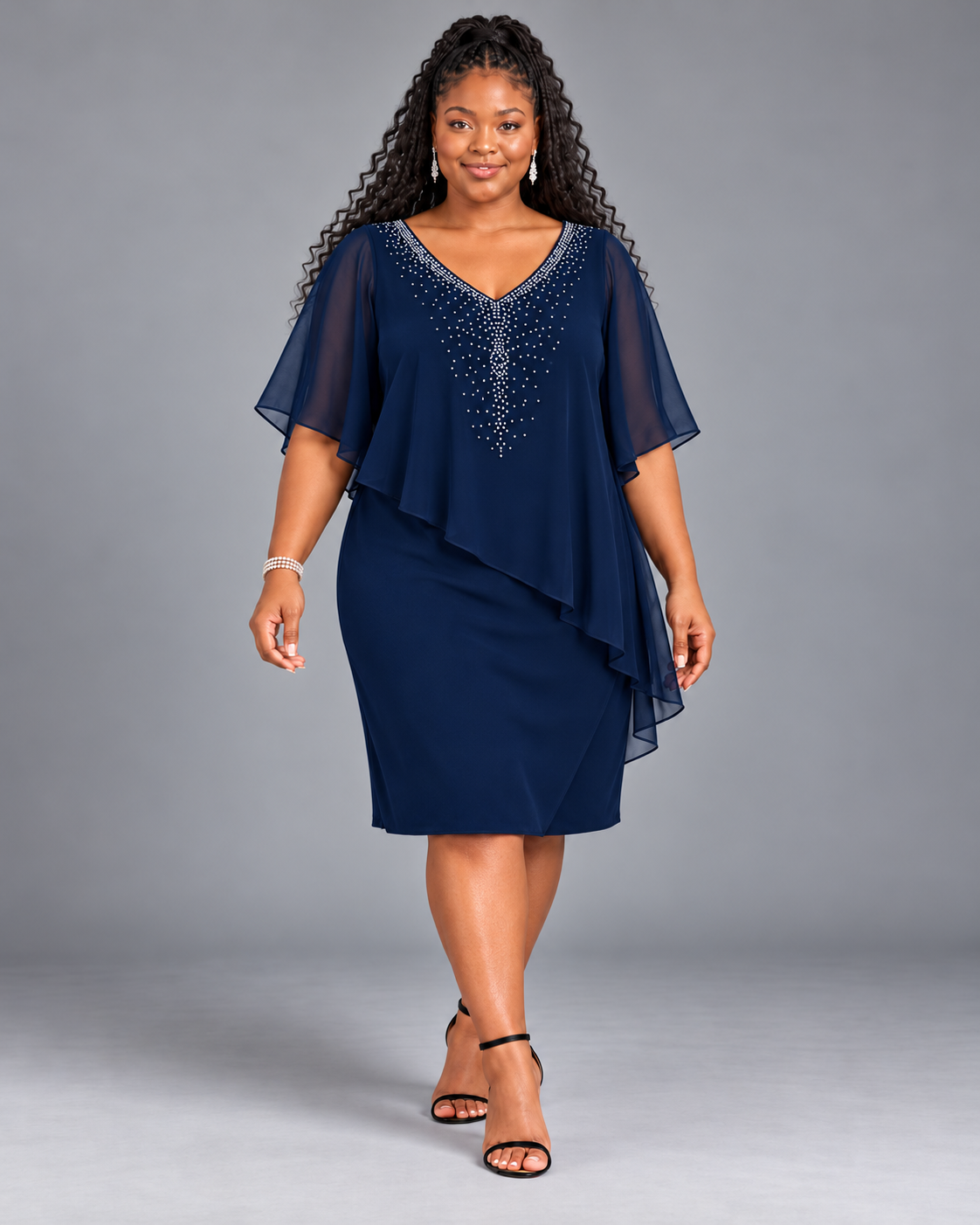 Joise | Elegant Draped Dress