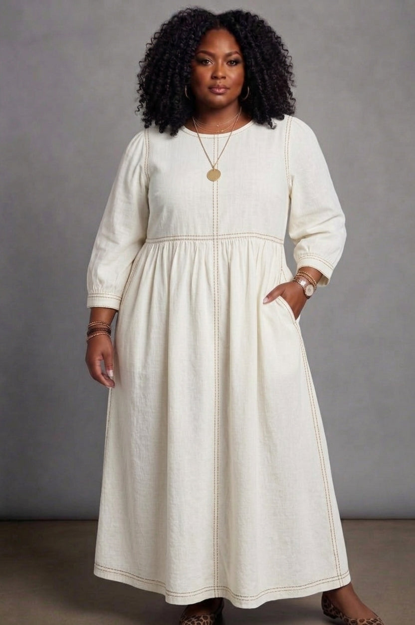 Zephyrelle | Vintage Denim Maxi Dress
