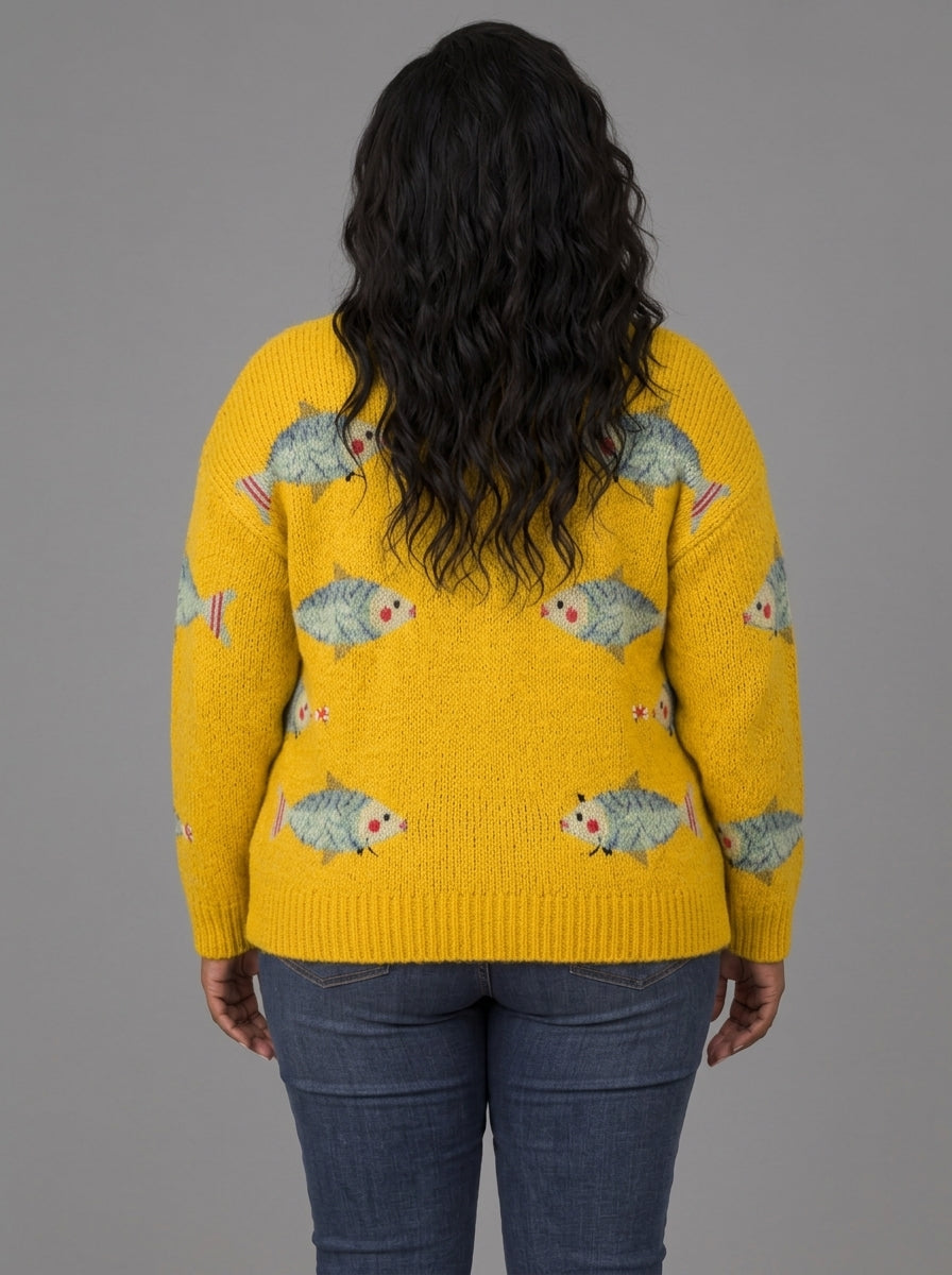 Anouk | Vintage Knit Cardigan Sweater