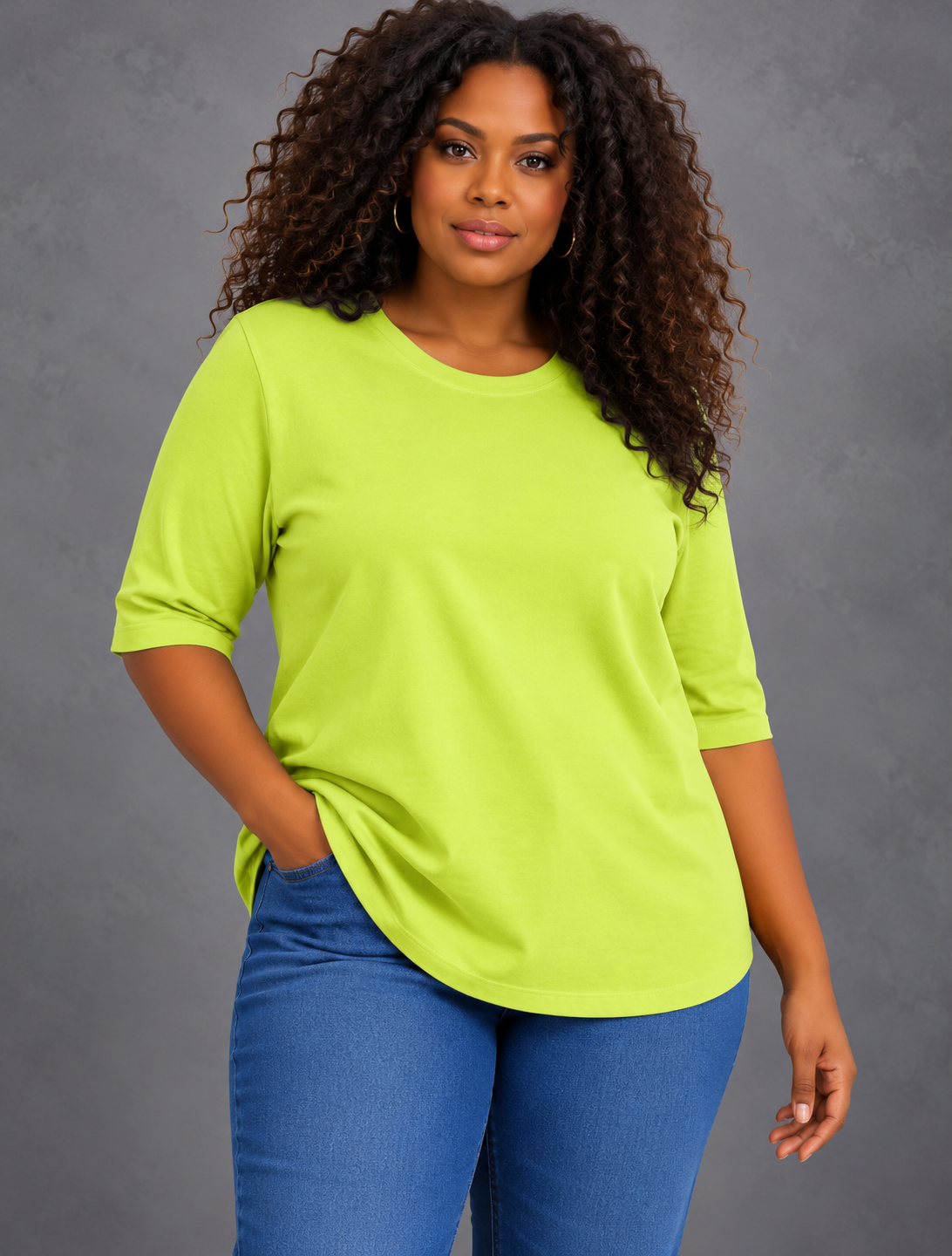 Harper | Relaxed Everyday Half-Sleeve Tee