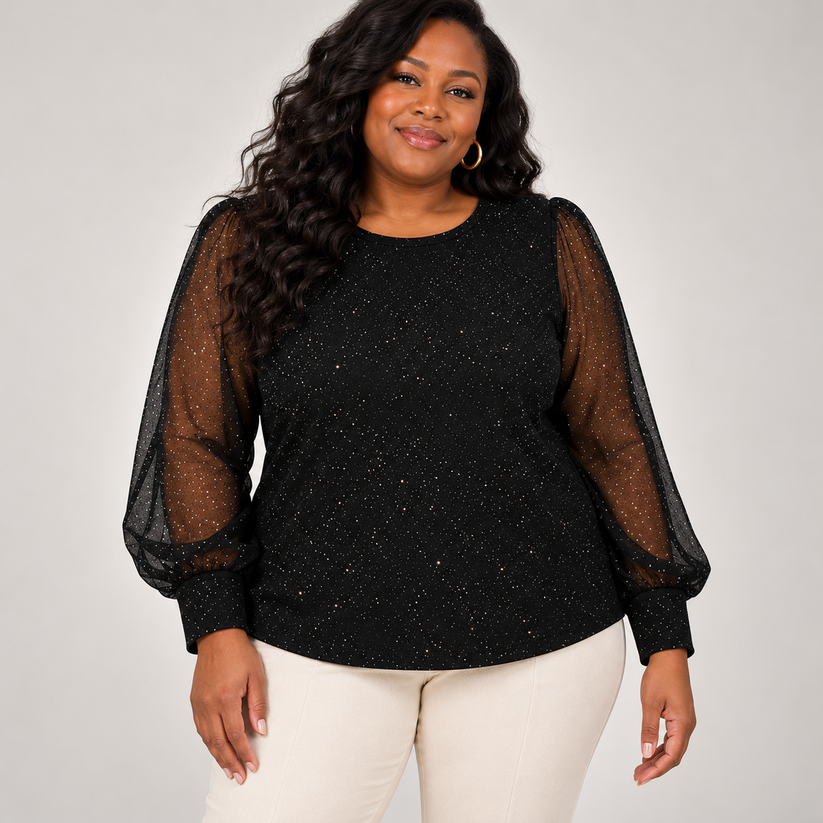 Vivienne Elegant Shimmer Blouse