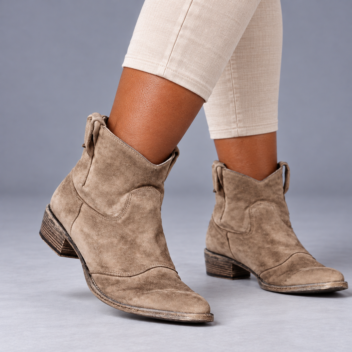 Lucille Women's Soft Suede Western Boots