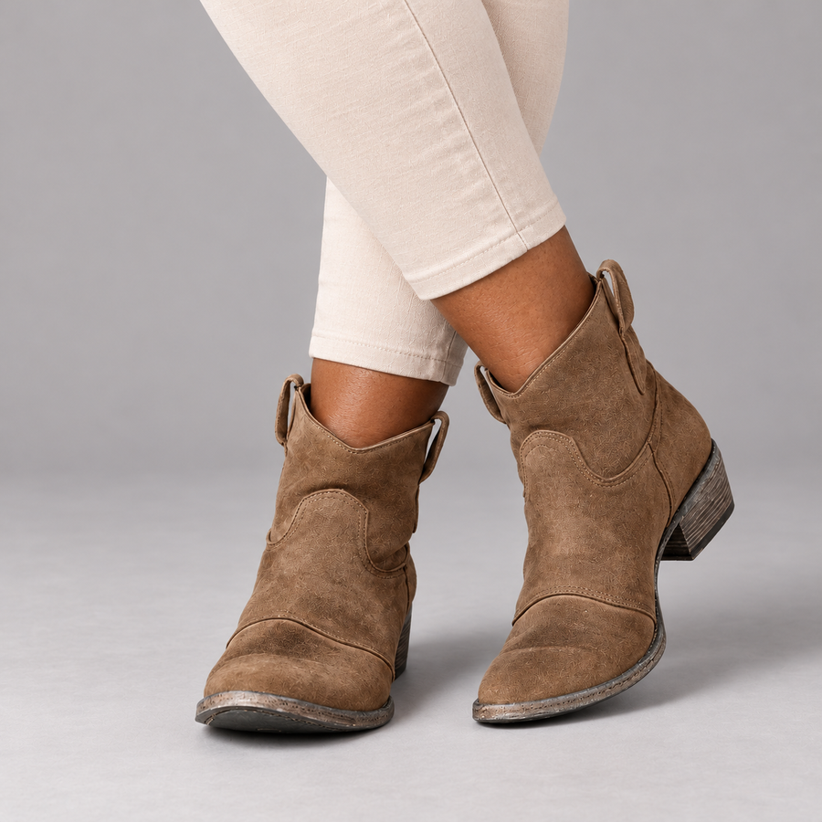 Lucille Women's Soft Suede Western Boots