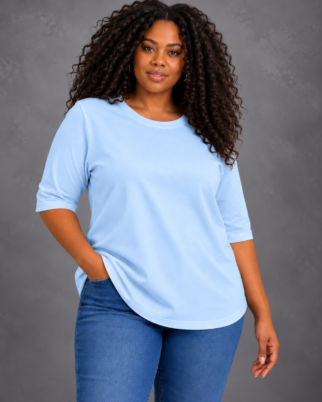 Harper | Relaxed Everyday Half-Sleeve Tee
