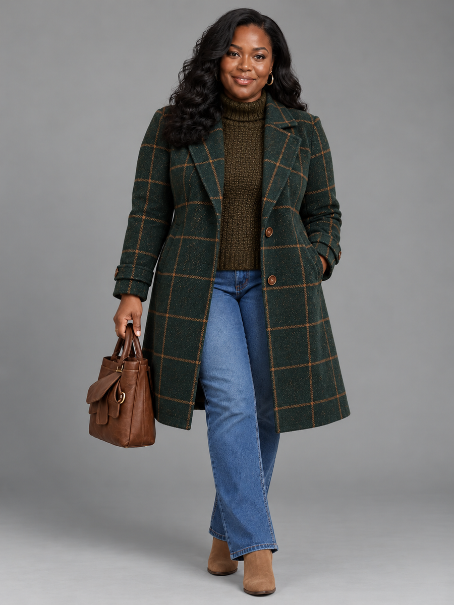 Edith | The Check Coat