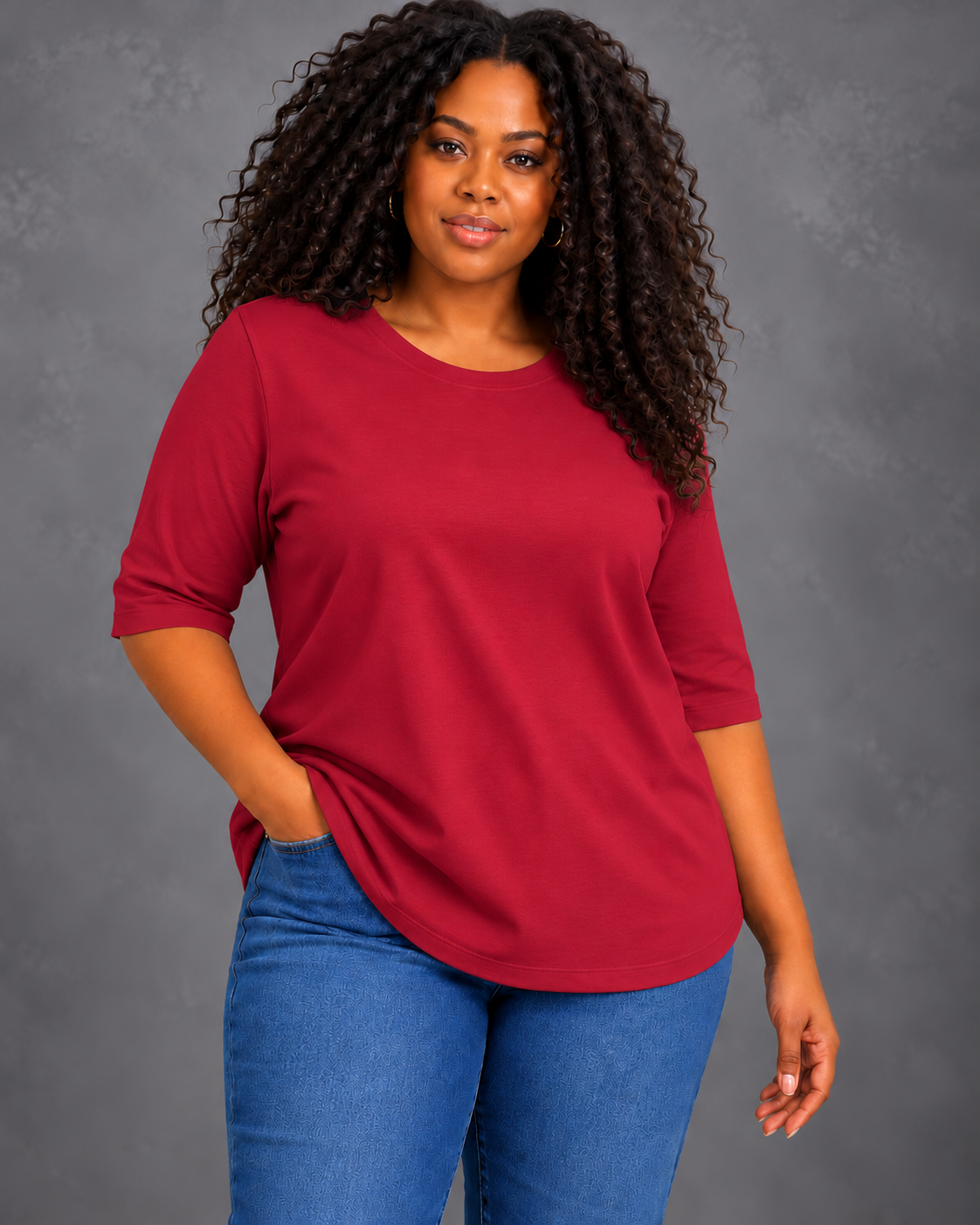Harper | Relaxed Everyday Half-Sleeve Tee