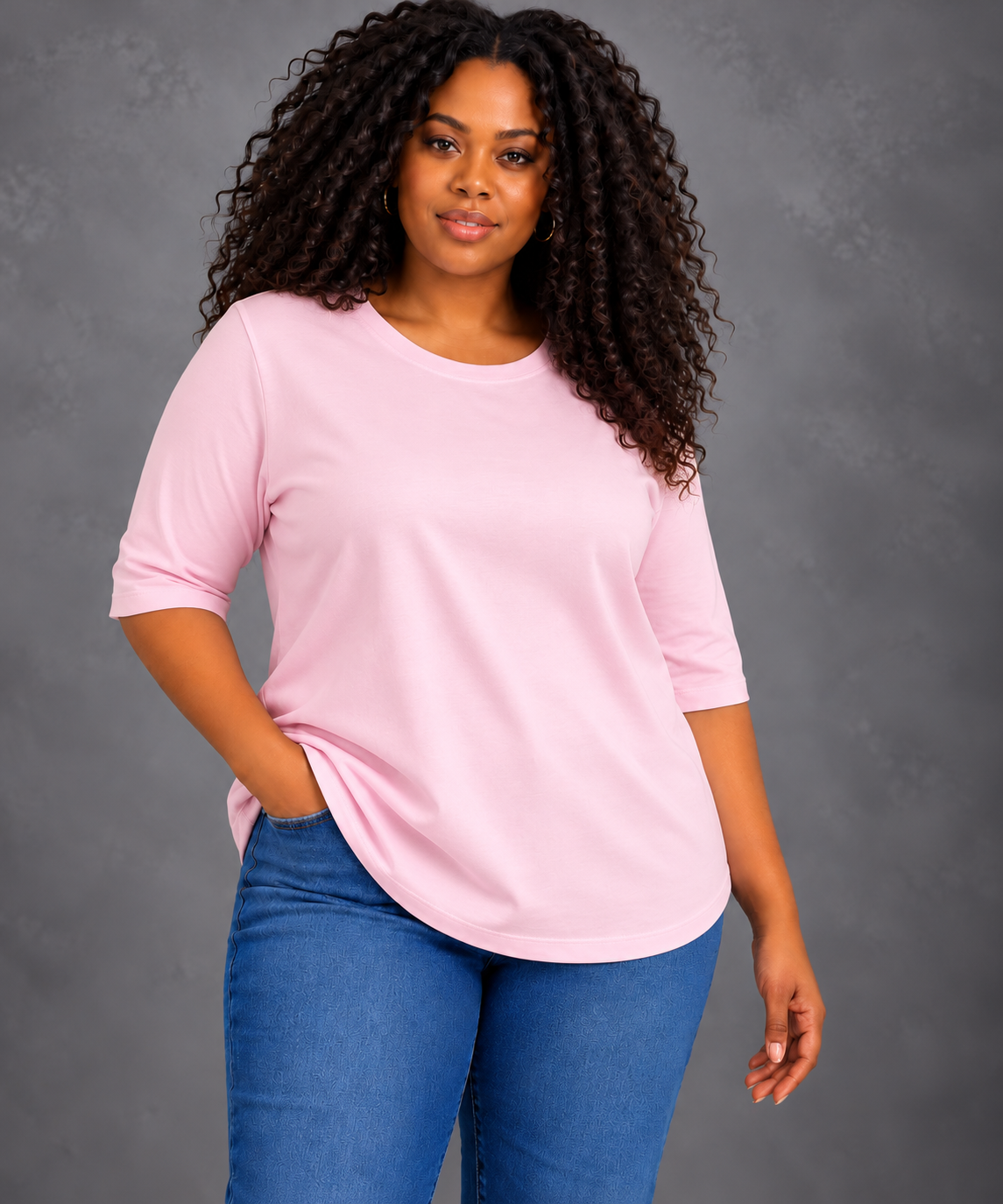Harper | Relaxed Everyday Half-Sleeve Tee