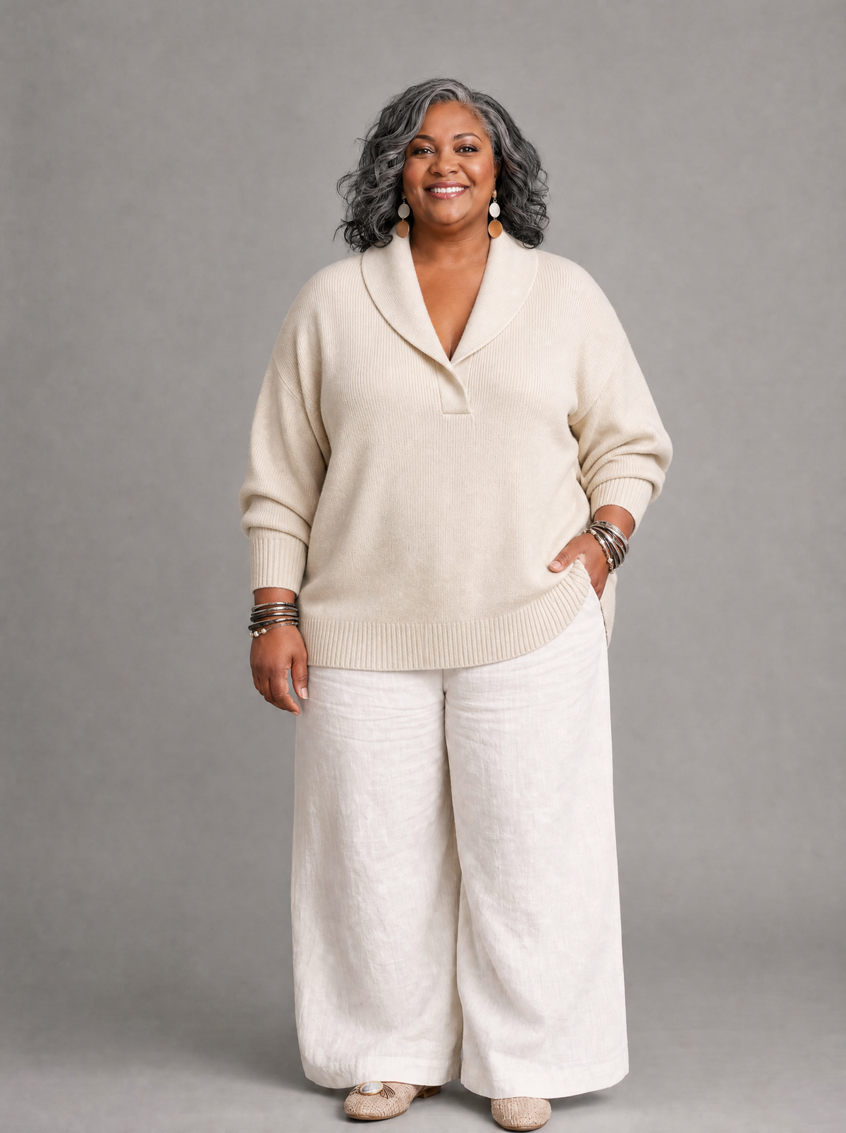 Antonine | V-neck Sweater