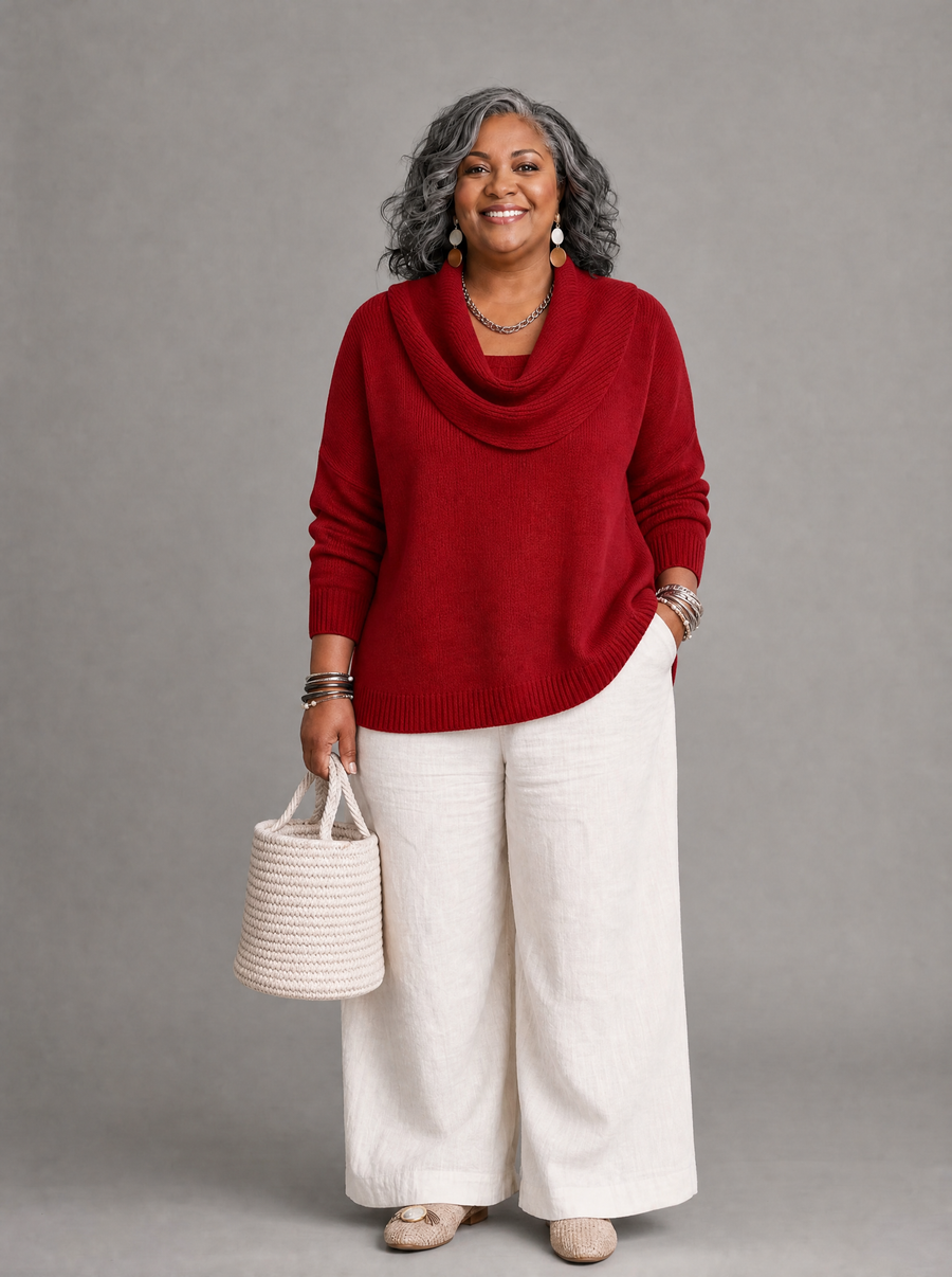 Juliette | Cowl Neck Sweater
