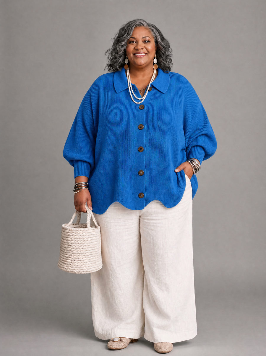 Vespera | Button Collar Cardigan