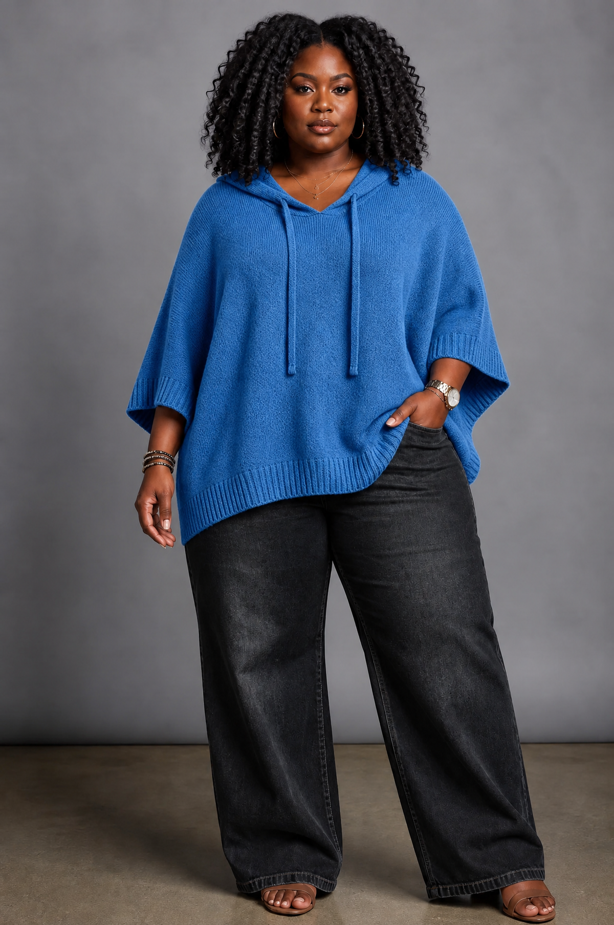 Camille – Poncho Sweater