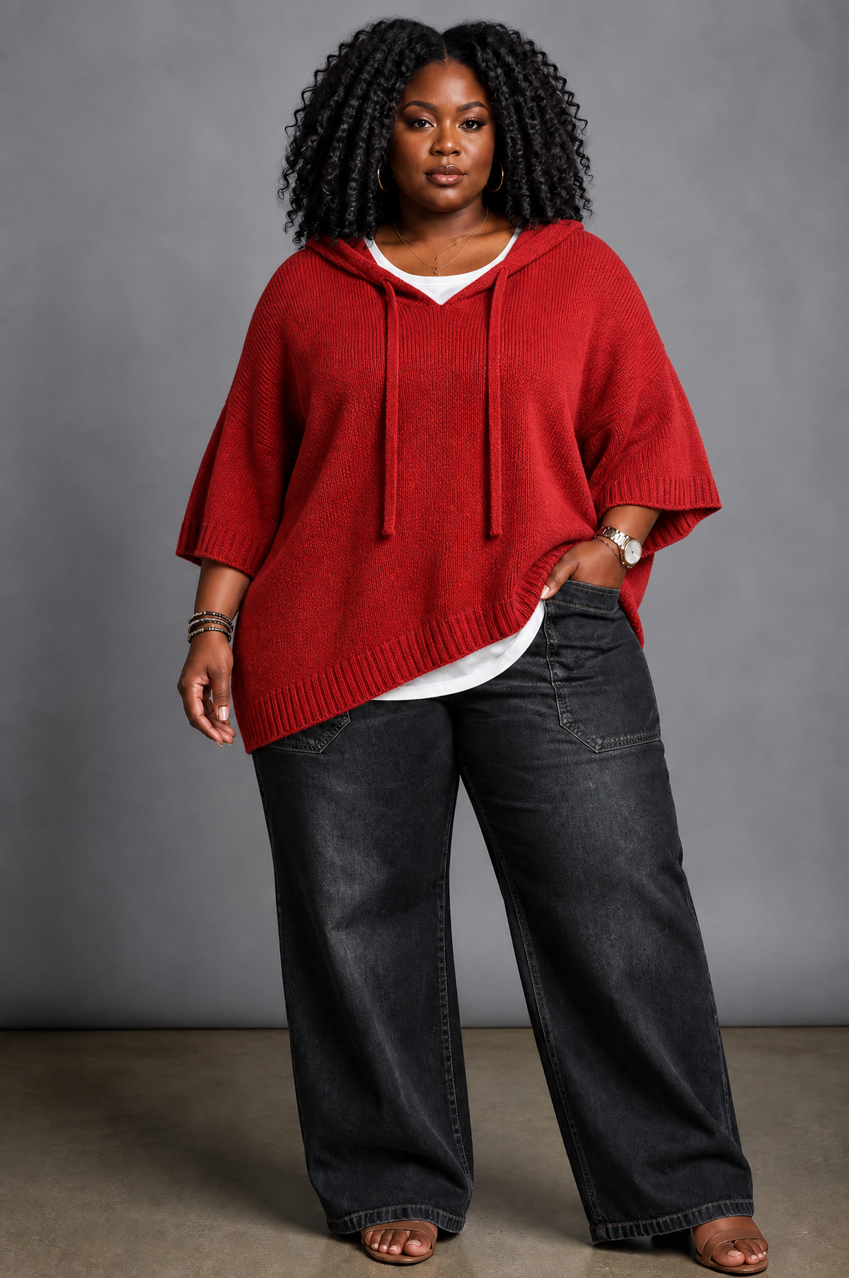 Camille – Poncho Sweater