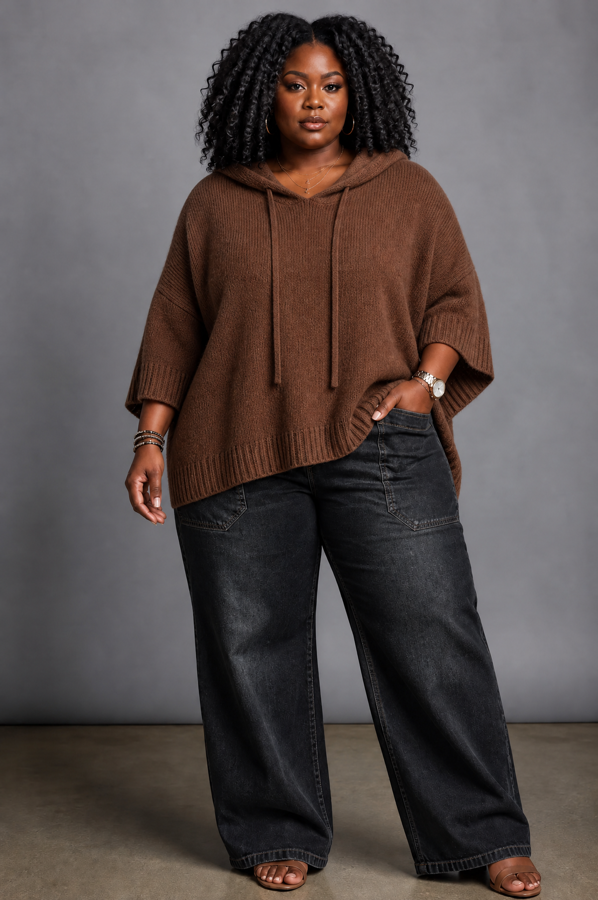 Camille – Poncho Sweater