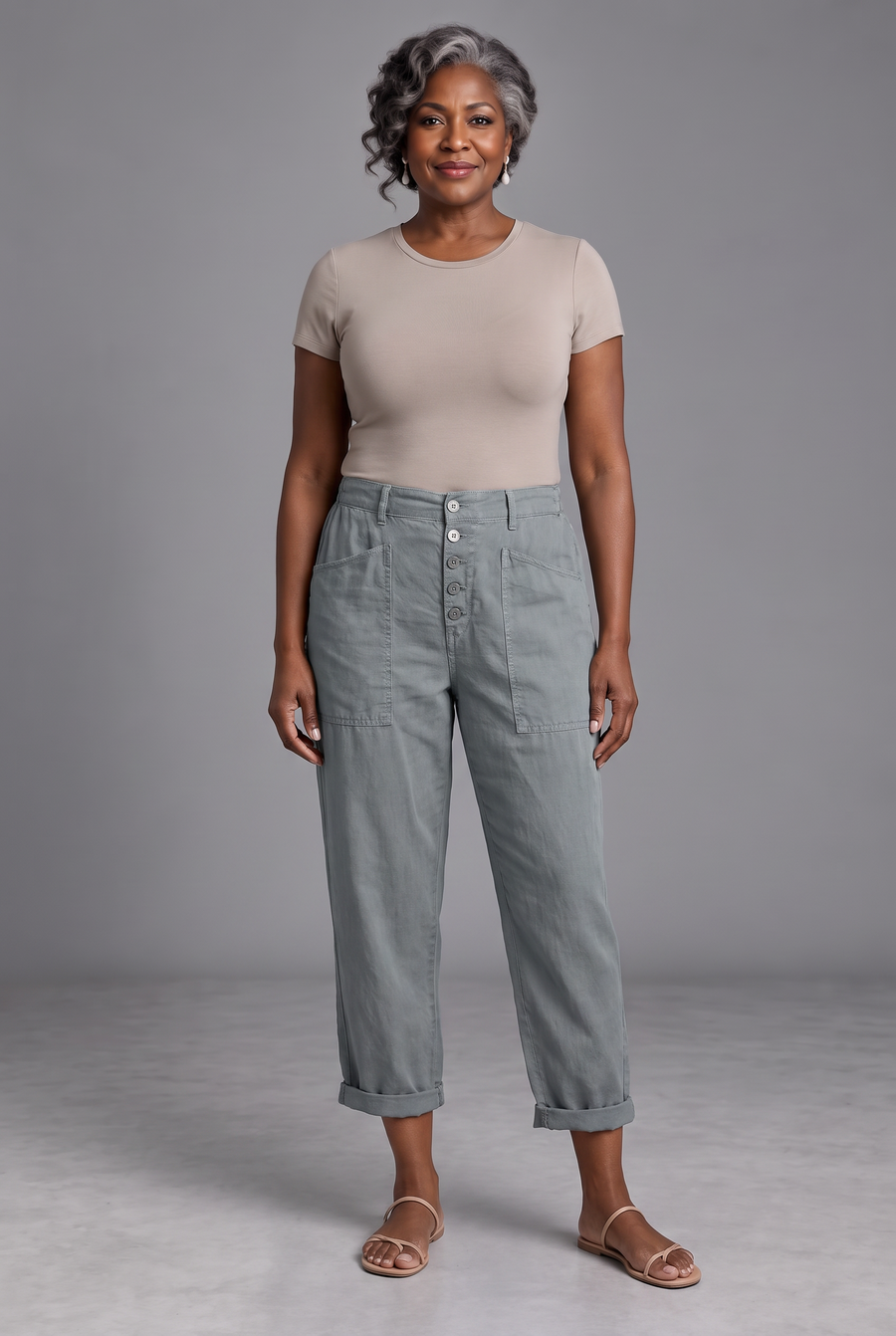 Jiselle in Gray