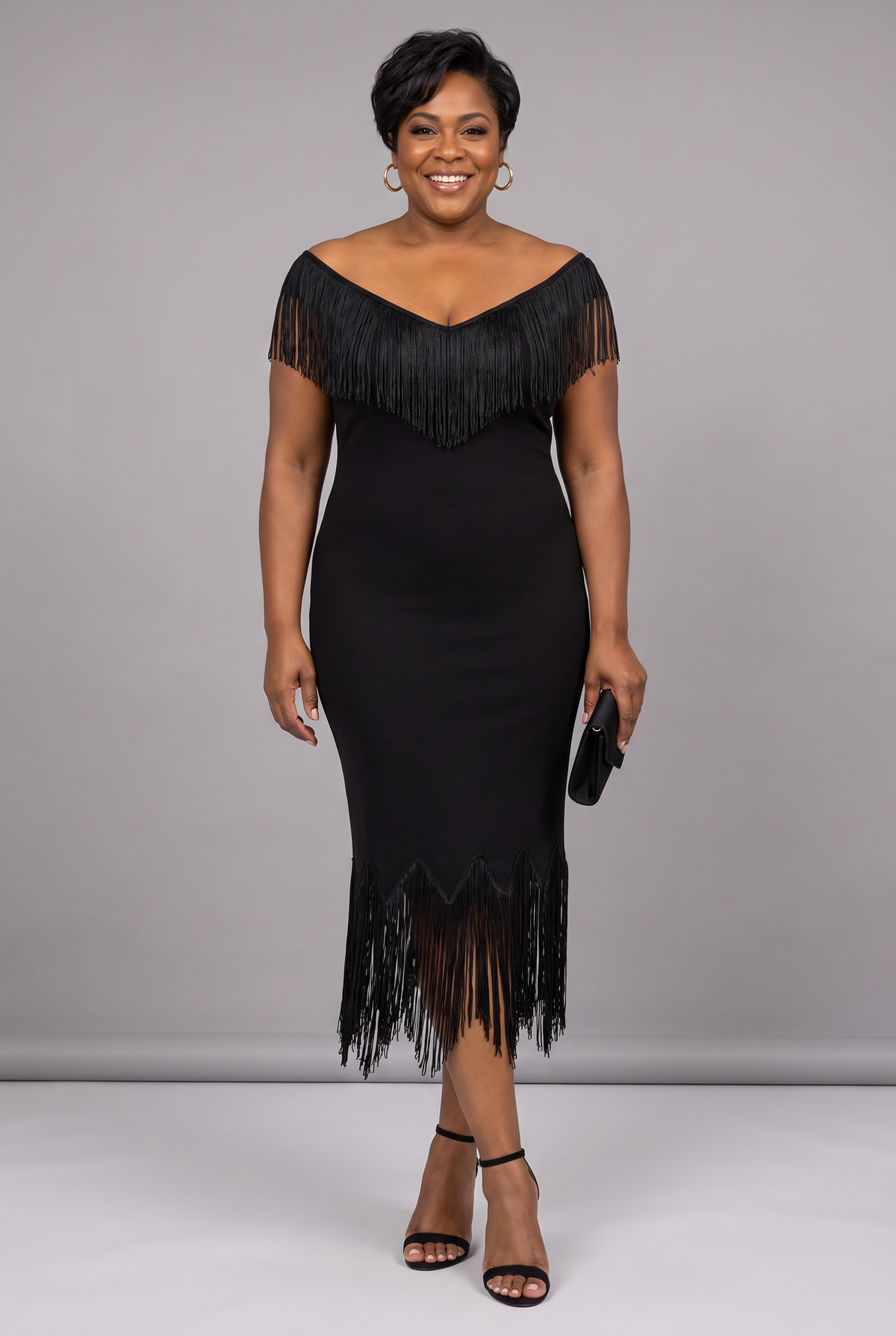 Annabel in Black Midi
