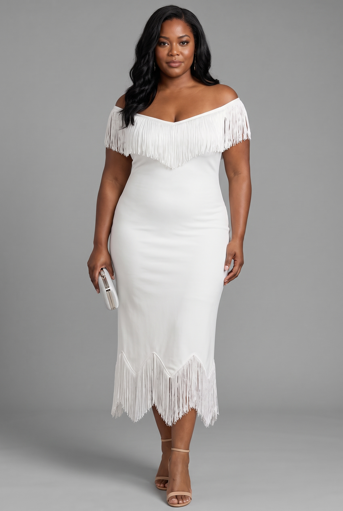 Annabel in White Midi