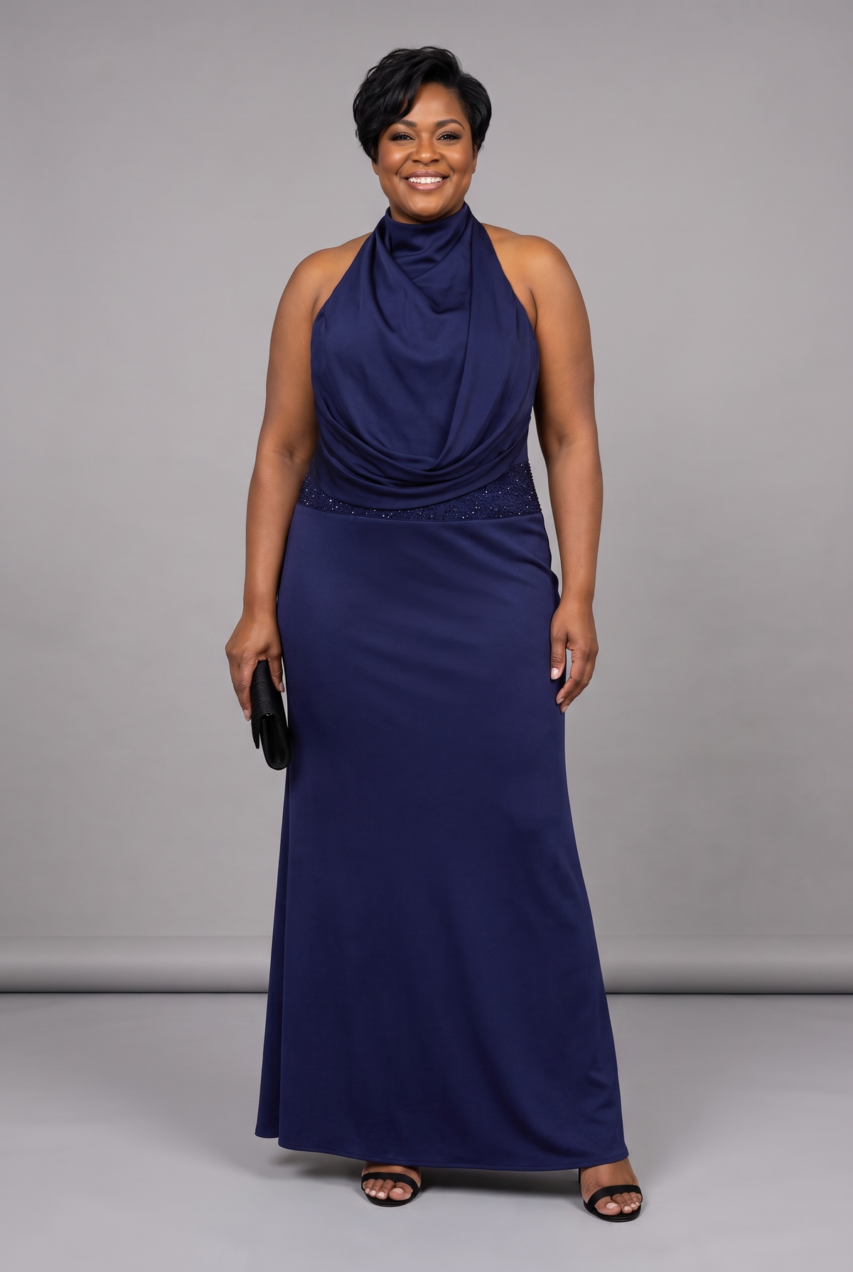 Ottilie in Navy Blue