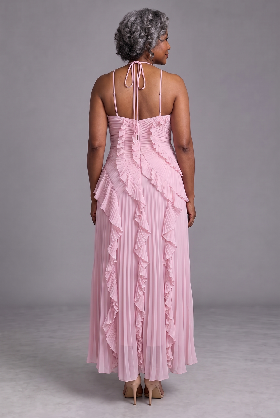 Imogen in Pink - back view