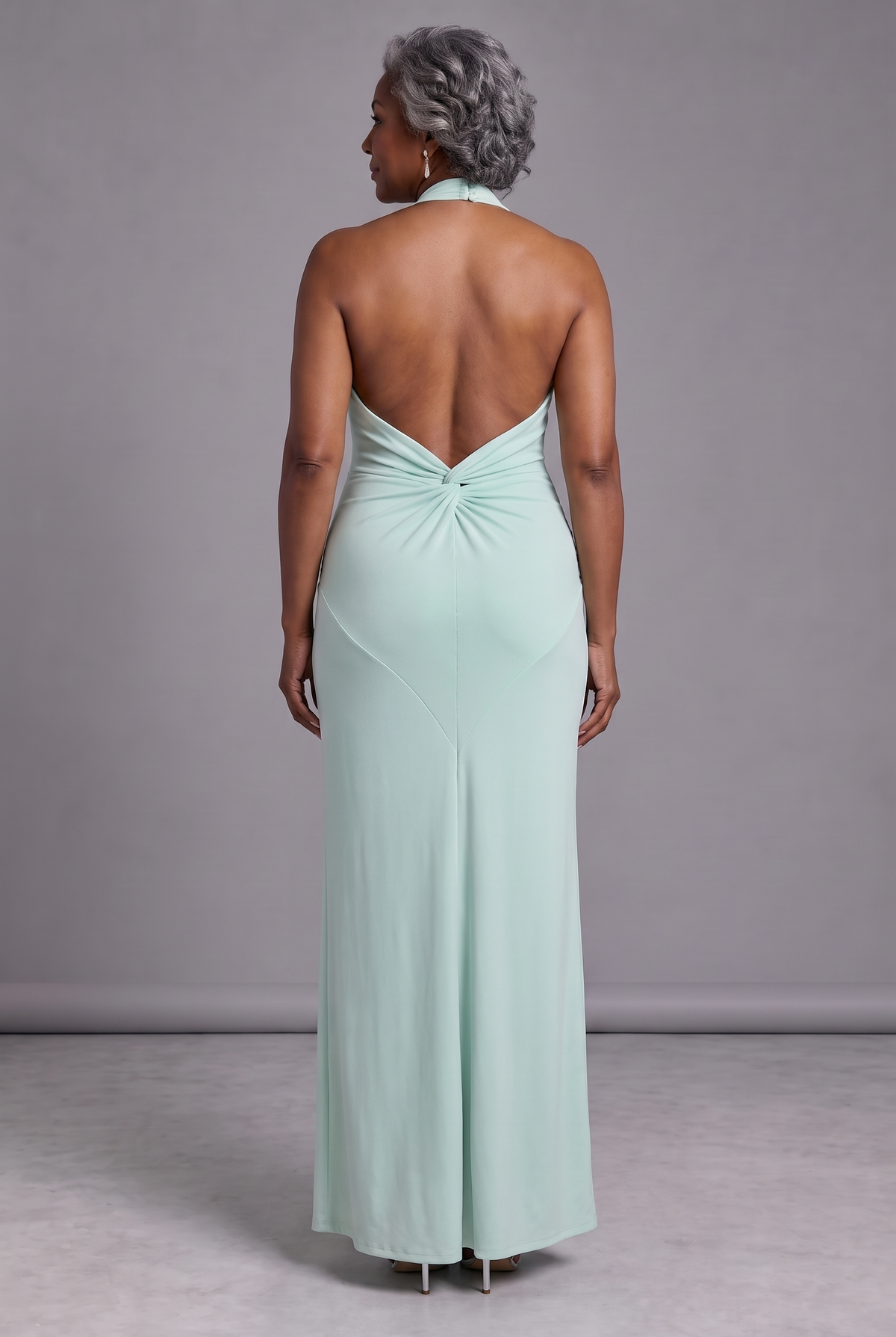 Brontë in Mint Green - back view