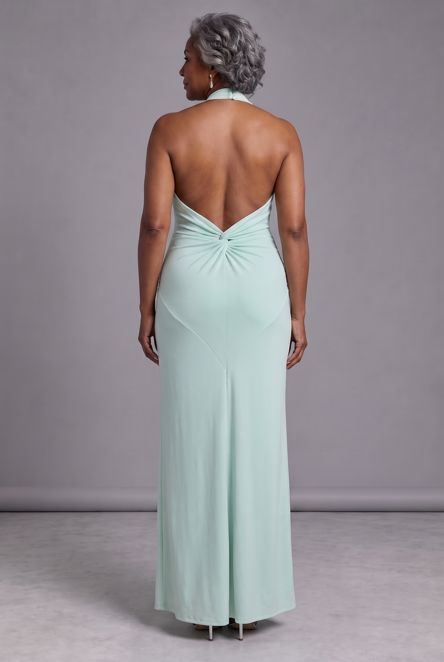 Brontë in Mint Green - back view