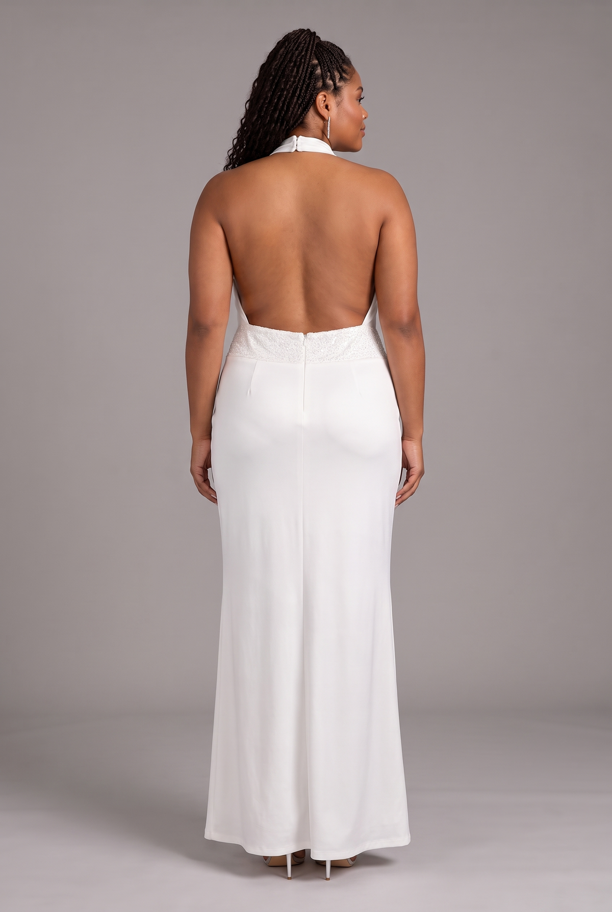 Ottilie in White - back view