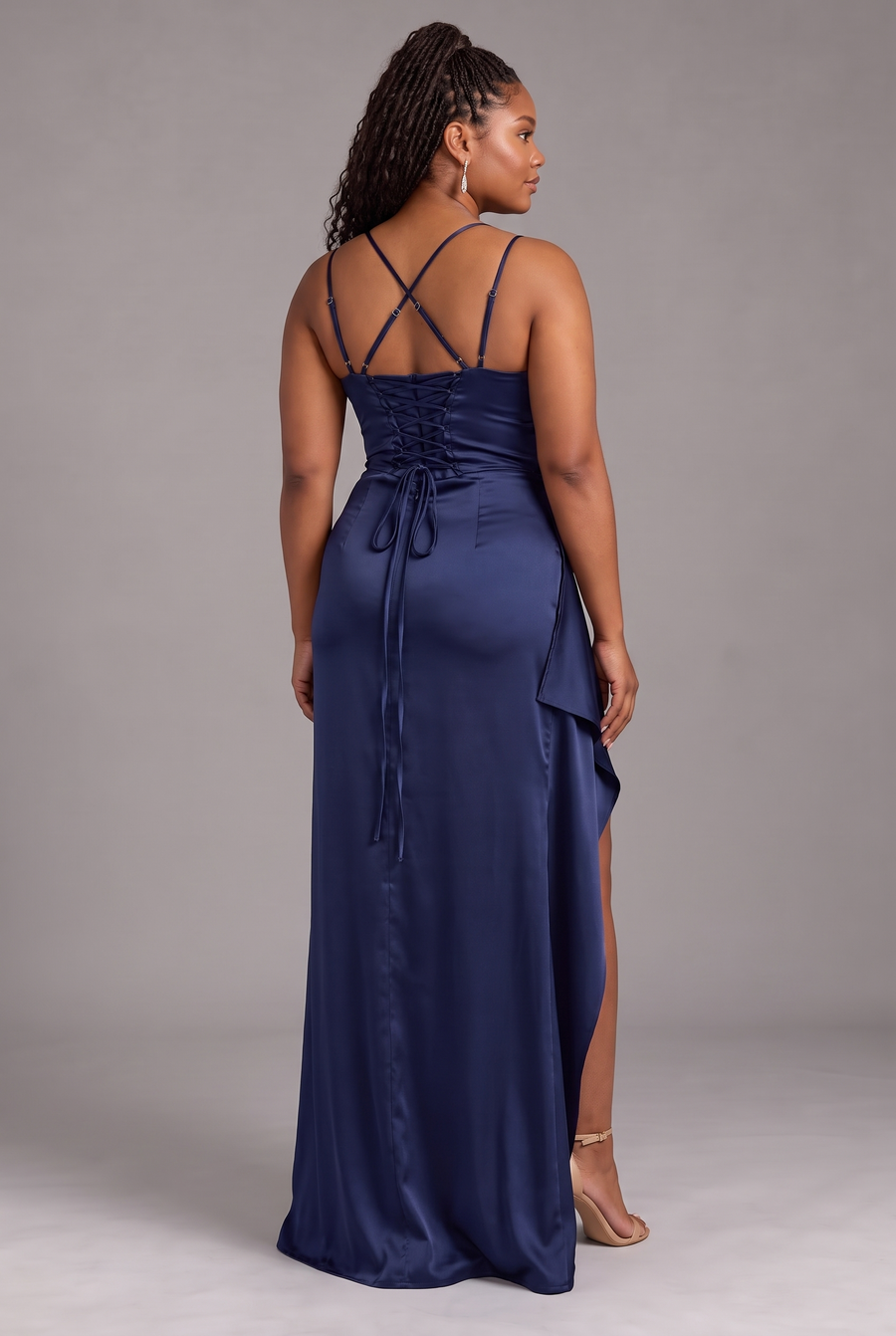 Avelisse in Navy Blue - back view