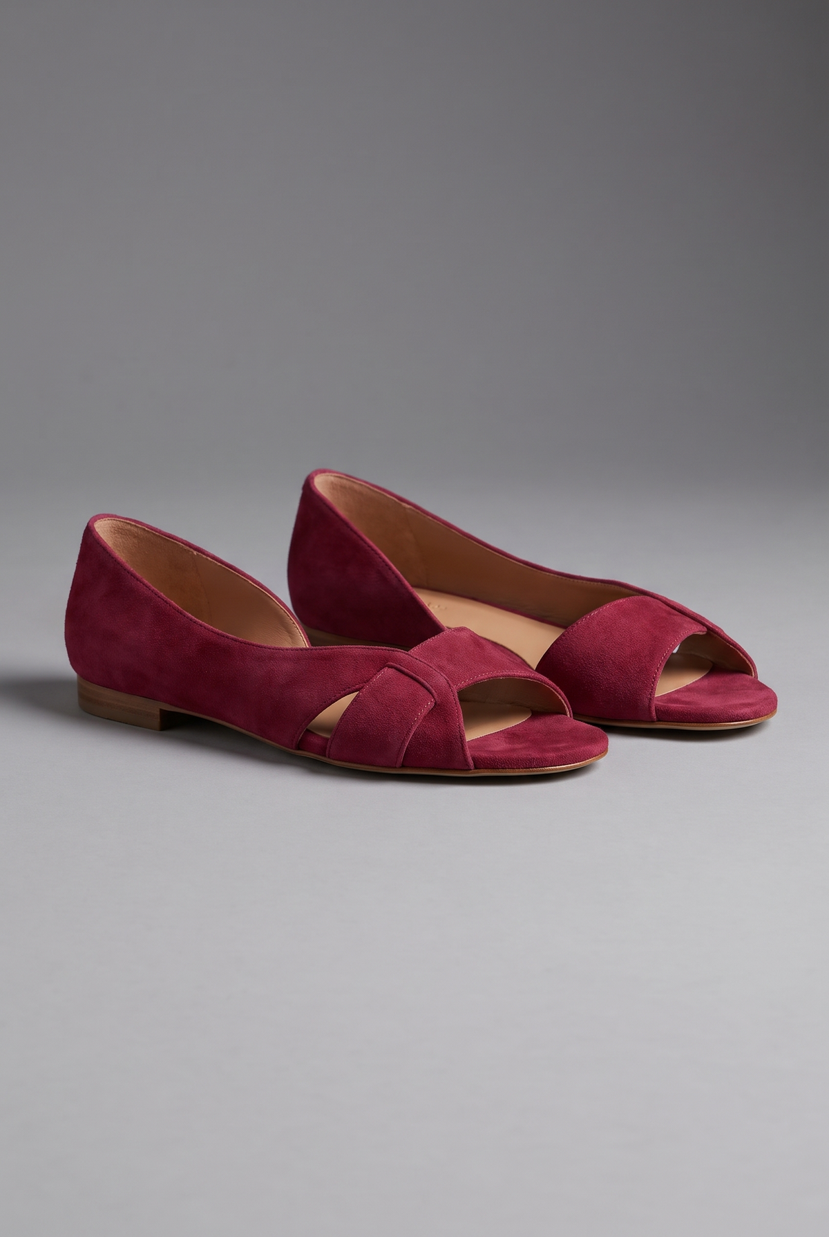 Hazel in Raspberry Red