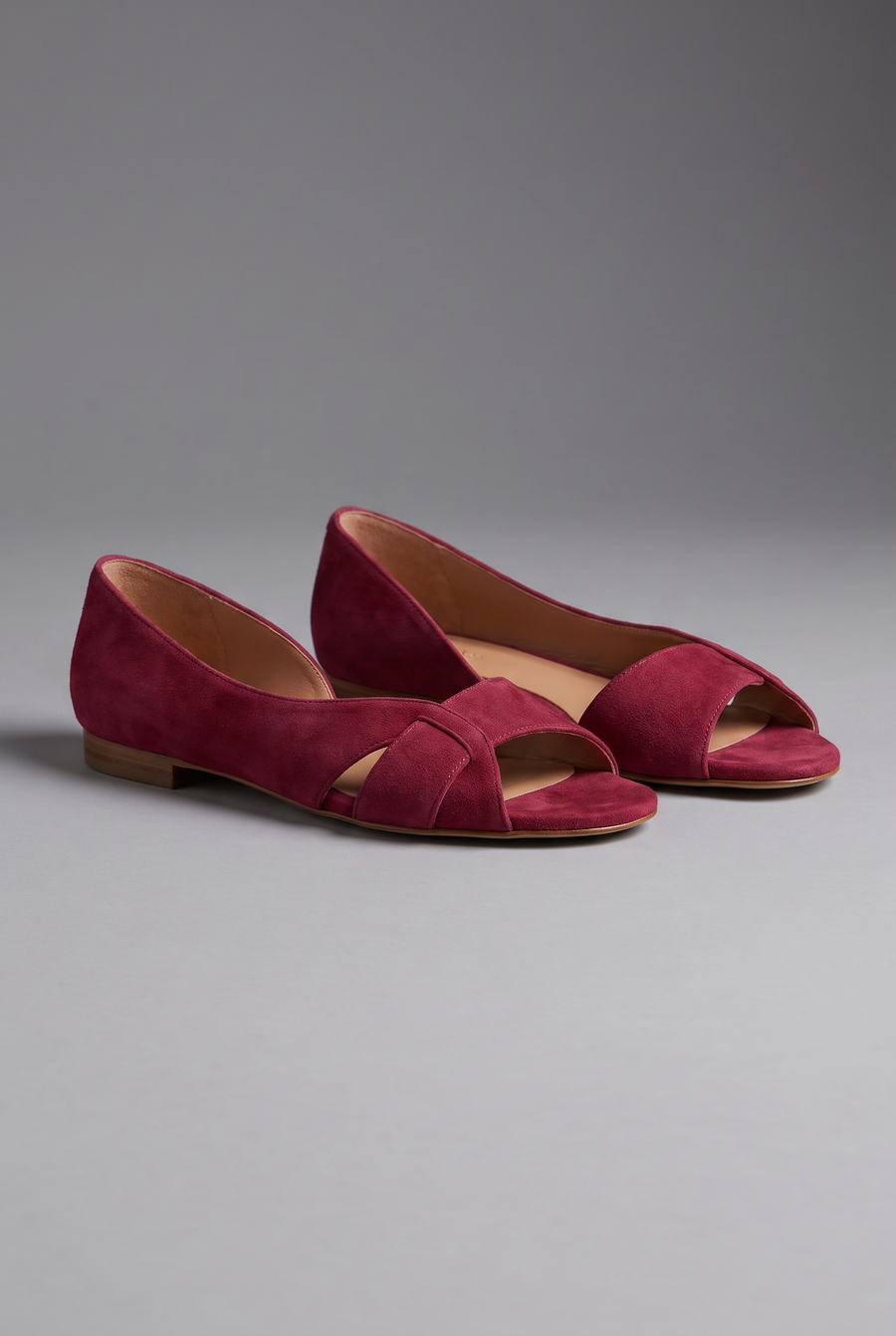 Hazel in Raspberry Red
