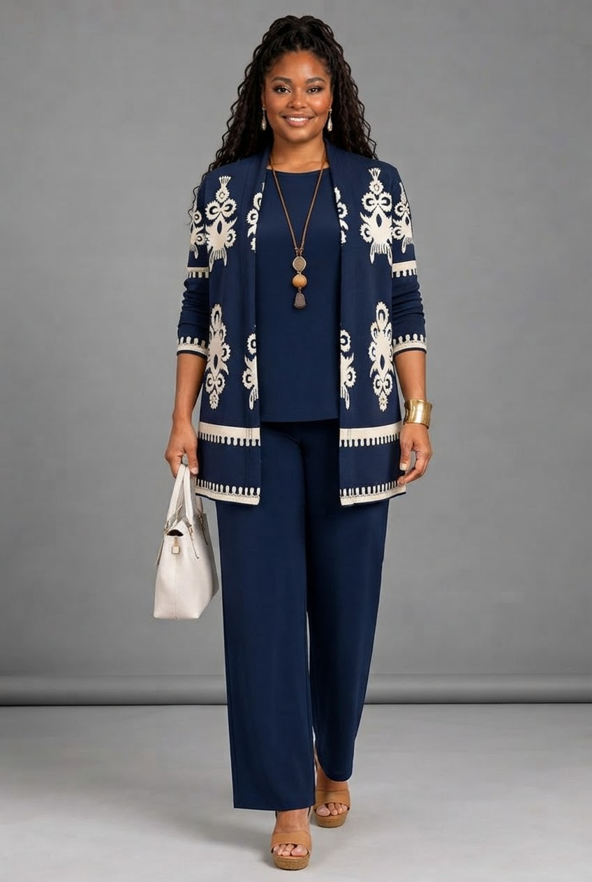 Margaret in Navy Blue