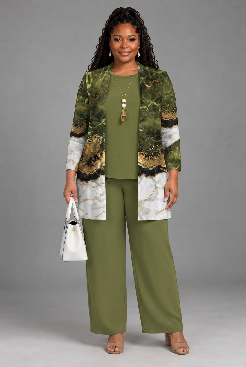 Margaret in Olive Green