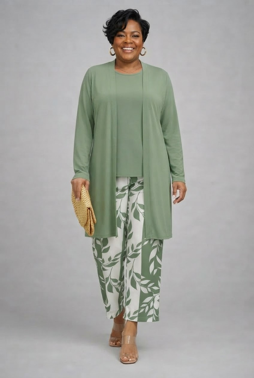 Margaret in Green & White
