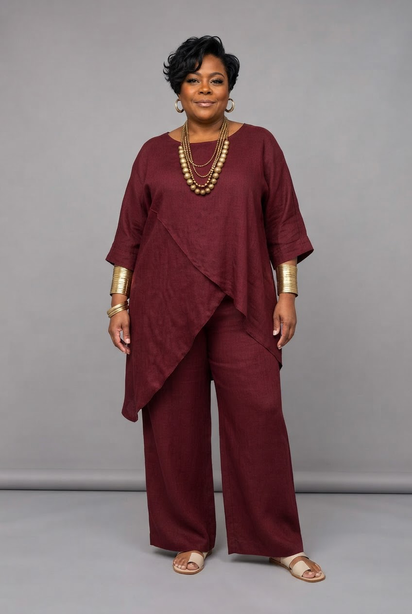 Shoyana in Dark Red
